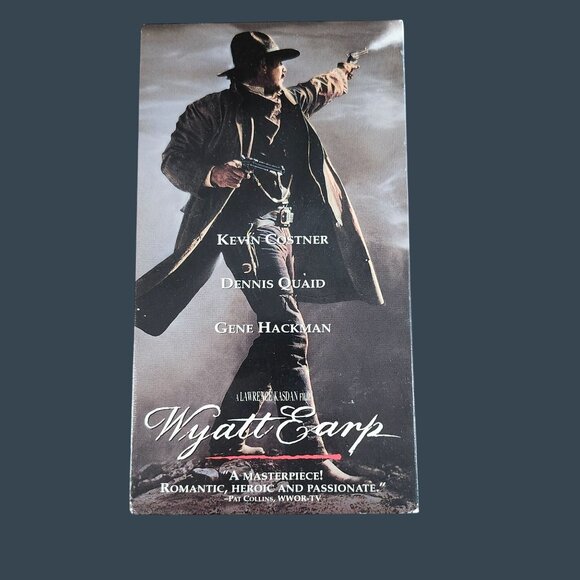 Wyatt Earp 2-Tape VHS Set Warner Bros. Kevin Costner Western Epic - Picture 1 of 3